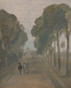 Avenue with Figures