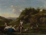 Landscape with Bathing Nudes