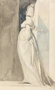 Back View of a Standing Female, Called Mrs. Fuseli