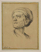 Head of a Woman in Three Quarter View, from 'Various heads and figures' (Diverses tétes et figures)