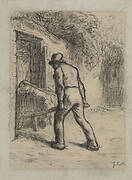 Study for Man with a Wheelbarrow