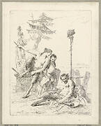 The Satyr and His Family, plate 10 from the Scherzi di Fantasia