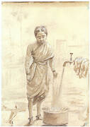 Woman Washing Clothes