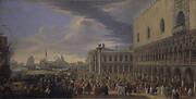 The Arrival of the 4th Earl of Manchester in Venice in 1707