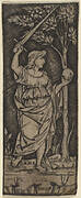 Allegorical Figure: Woman with Sword and Sphere