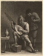 The Lute Player and the Drinker