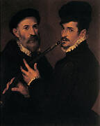 Double portrait of musicians