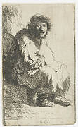 Beggar Seated on a Bank