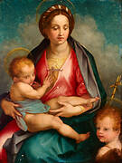 Madonna and Child with St John