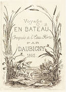 Title Page for "Voyage en bateau"