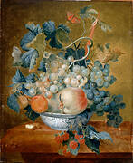 A Delft Bowl with Fruit