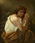 Gypsy Woman with a Tambourine