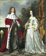 Double Portrait of Friedrich Wilhelm I (1620- 1688) and Louise Henriette (1627-1667)