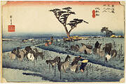 39th Station, Chiryu Horse Fair, from Fifty-three Stations of the Tokaido Road