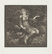 Wood Nymph. From the portfolio: The Work of E. Burne-Jones.