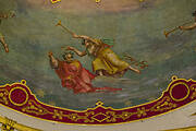 Arena, detail of the vault painted by G.B. Borghesi, Alfieri