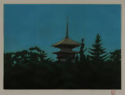 Moonlit Pagoda at Yakushi-ji Temple