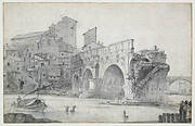 View of the Ponte Rotto in Rome, Seen from the East