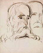 Study for the Head of Christ and an Apostle