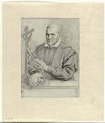 Portret van Nicolaas Wigger, priester te Haarlem