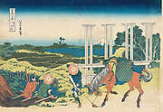 Thirty-Six Views of Mount Fuji: Senju in Musashi Province