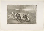 Plate 2 of the 'Tauromaquia': Another way of hunting on foot