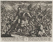 Plate 30: Cerialis Driving the Dutch into the Rhine, from The War of the Romans Against the Batavians (Romanorvm et Batavorvm societas)