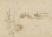 An architectural allegory, and designs for a stage set