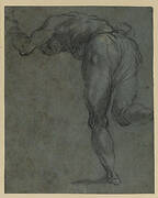 Study of A Male Figure Bending Forward