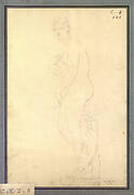 Venus carried by a dolphin and two cupids, left profile