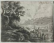 Landscape with a Peasant Couple and Baby