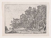 Two Plank Hedges, from Verscheyden Landtschapjes (Various Landscapes), Plate 6