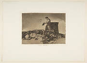 Plate 48 from 'The Disasters of War' (Los Desastres de la Guerra): 'Cruel tale of woe!' (Cruel Lástima!)