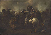 Battle Scene with Calvary