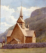 The Stave Church in Nesbyen