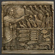 The Creation of the Birds and the Fish (ivory relief)