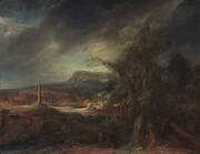 Landscape with an Obelisk