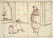 Preparatory Drawing for an Illustration of the Book: Mirror of Famous Japanese Generals