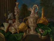 Still Life with Gold and Silver Vessels