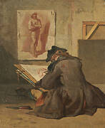 Young Student Drawing