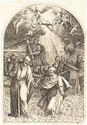 Christ Walking on the Water [second plate]