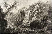 View of the Small Waterfall and Rapids, Tivoli