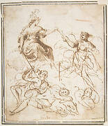 Group of Five Allegorical Figures