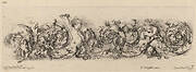 Ornamental Frieze with Children and Dogs