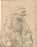 Seated Peasant (Le Briquet-Tinderbox)