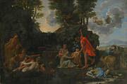 The Infant Bacchus Entrusted to the Nymphs of Nysa; The Death of Echo and Narcissus