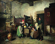 The Butter Merchant or Sharing the Butter, Breton Interior