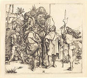 Five Soldiers and a Turk on Horseback