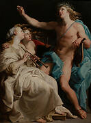 Apollo and two Muses