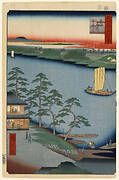 Niijuku Ferry, No. 93 from One Hundred Famous Views of Edo